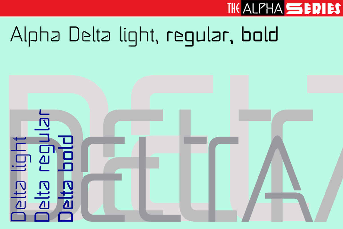 Alpha Series Font Collection preview 4