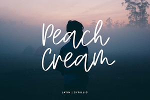 Peach Cream Latin & Cyrillic