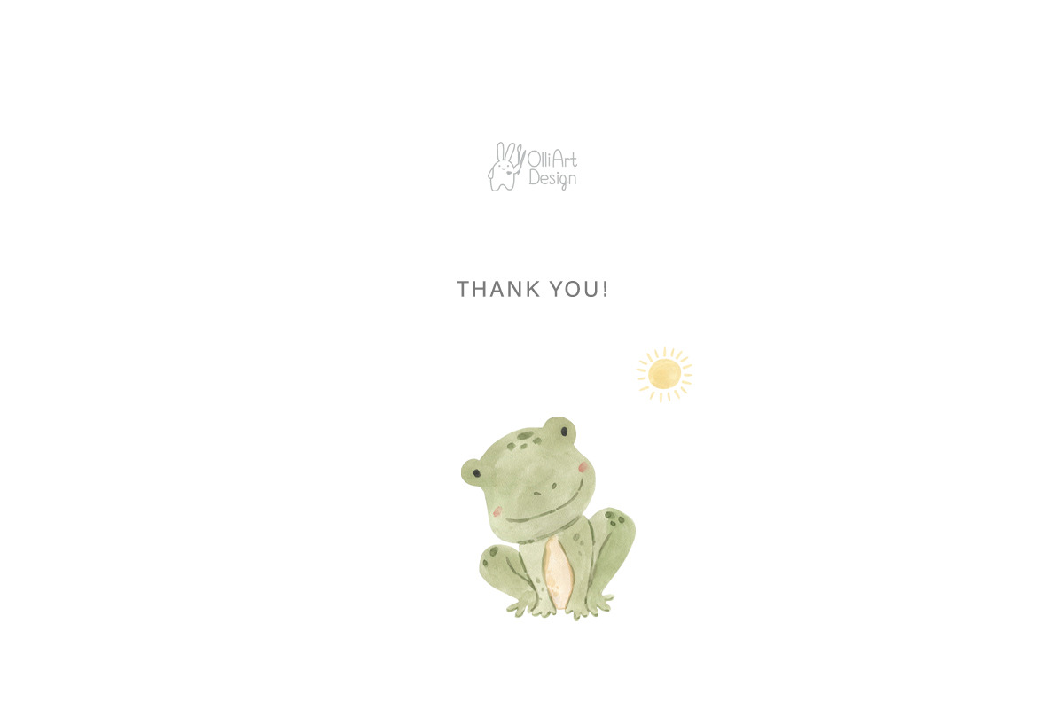 COUNTRYSIDE. Goose, donkey, frog, an Animal Illustration by OlliArtDesign (Photo 6 of 6)
