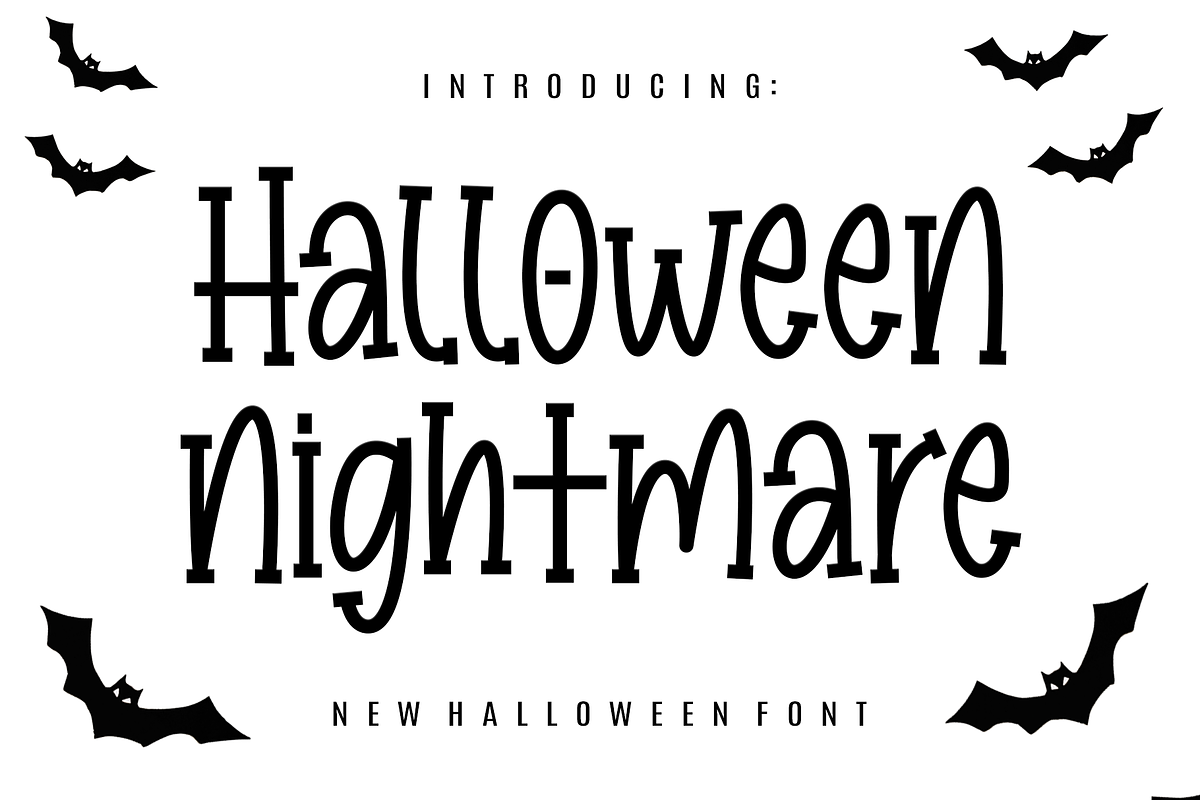 Halloween Nightmare, a Handwritten Font by Artkenza (Photo 1 of 6)