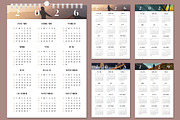 Calendar Set For 2026 To 2029 Years, a Stationery Template by ContestDesign (Thumbnail 1 of 6)