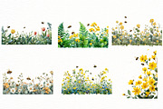 Spring Bees Border Clipart, an Illustration by Designworld (Thumbnail 6 of 6)