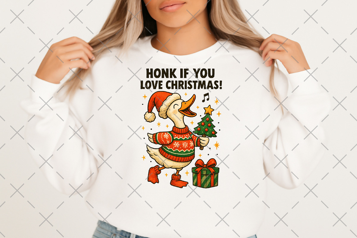 Honk If You Love Christmas Png, an Illustration by Craft Nest (Photo 6 of 6)
