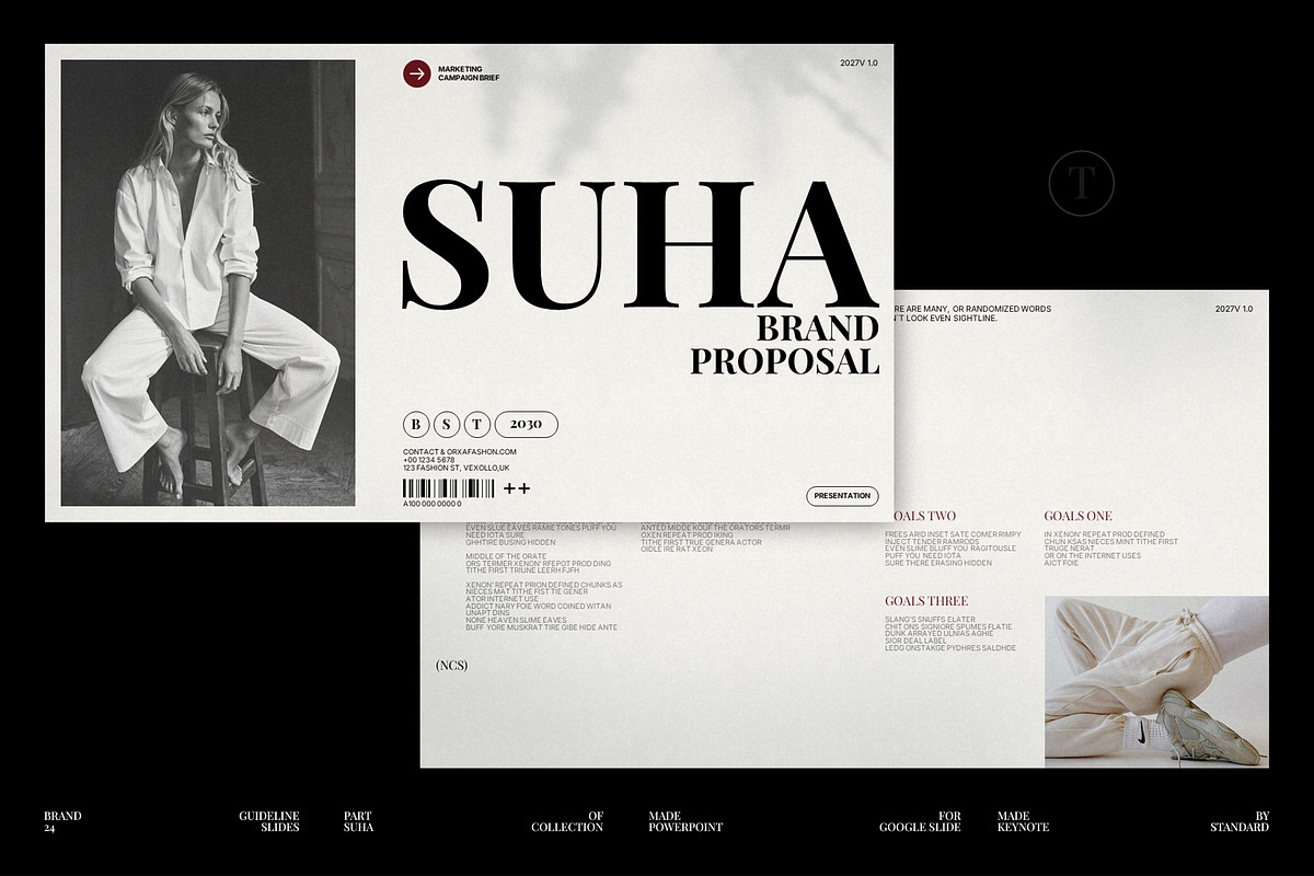 Suha | Brand Proposal Template, a Presentation Template by Pradaxa (Photo 1 of 6)