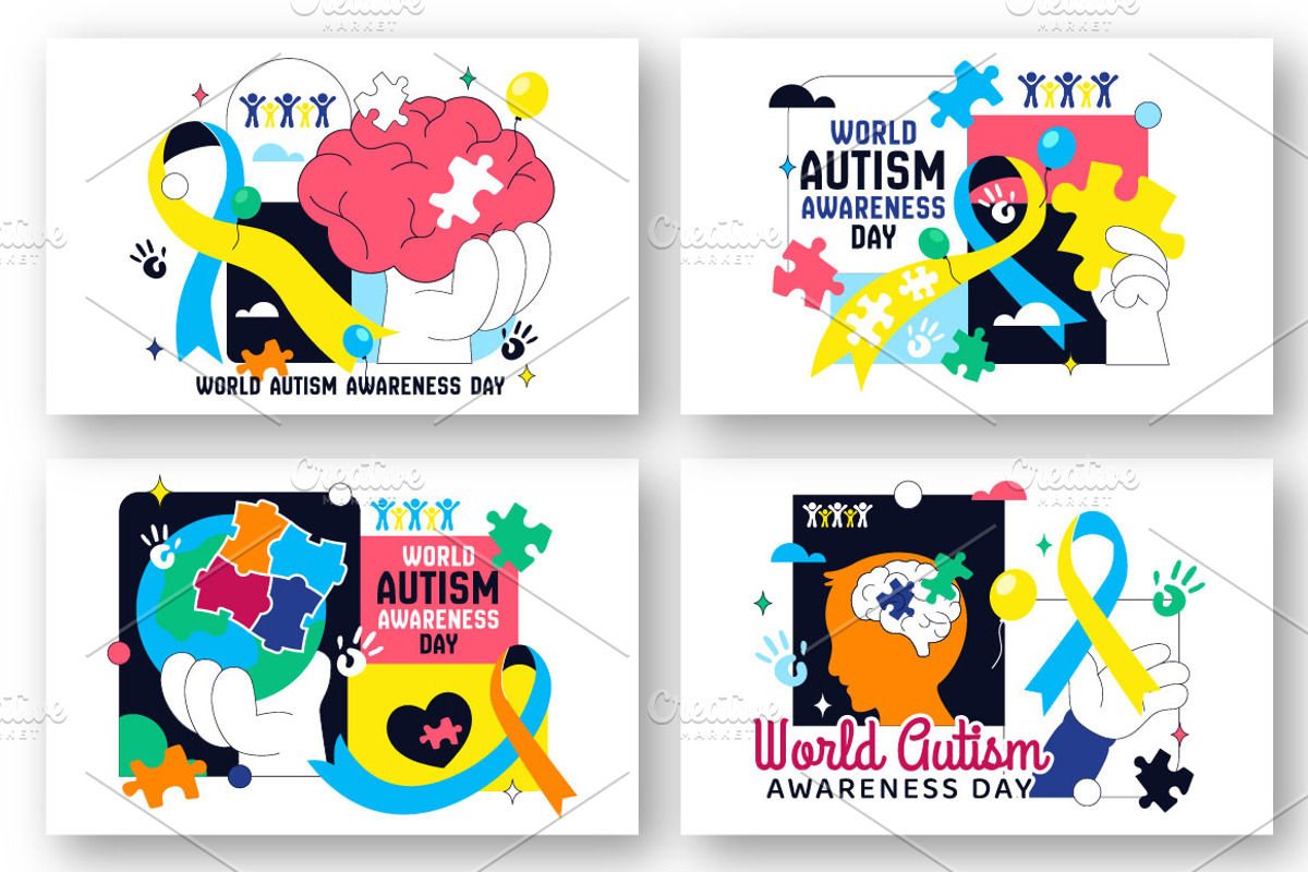 10 World Autism Awareness Day, a Healthcare Illustration by denayunebgt (Photo 3 of 4)