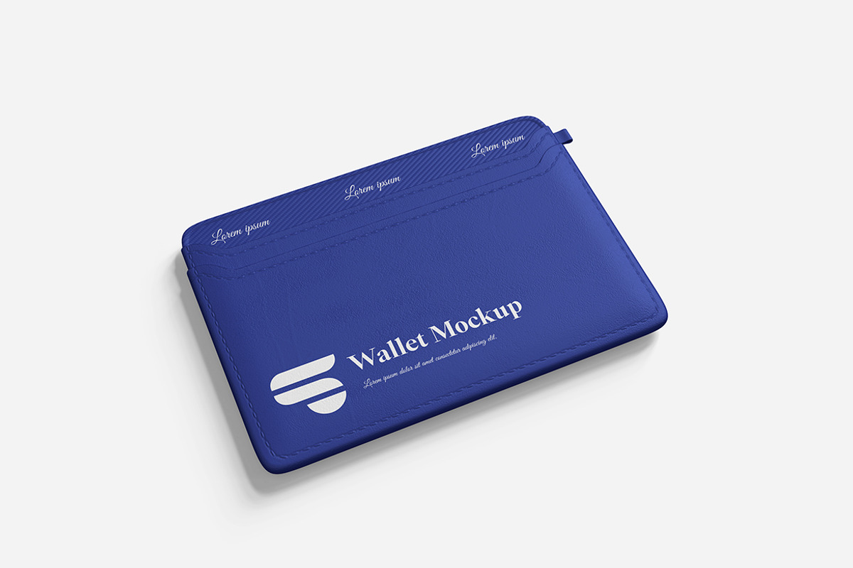 Wallet Mockup PSD, an Advertising Mockup by Indah (Photo 3 of 6)