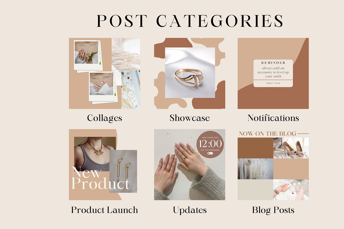 Jewelry Business Instagram Templates, a Social Media Template by Social Assumptions (Photo 6 of 9)