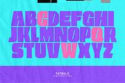 Fatbold Display, a Sans Serif Font by Glyphstyle (Thumbnail 3 of 8)
