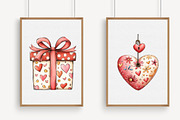 Cute Whimsical Valentine Clipart, an Illustration by Libby Wishes (Thumbnail 2 of 6)