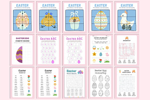 Easter Activity & Coloring Book Kids