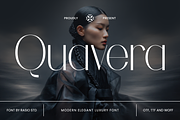 Quavera Modern Elegant Luxury Font, a Sans Serif Font by Rasio Studio (Thumbnail 1 of 9)