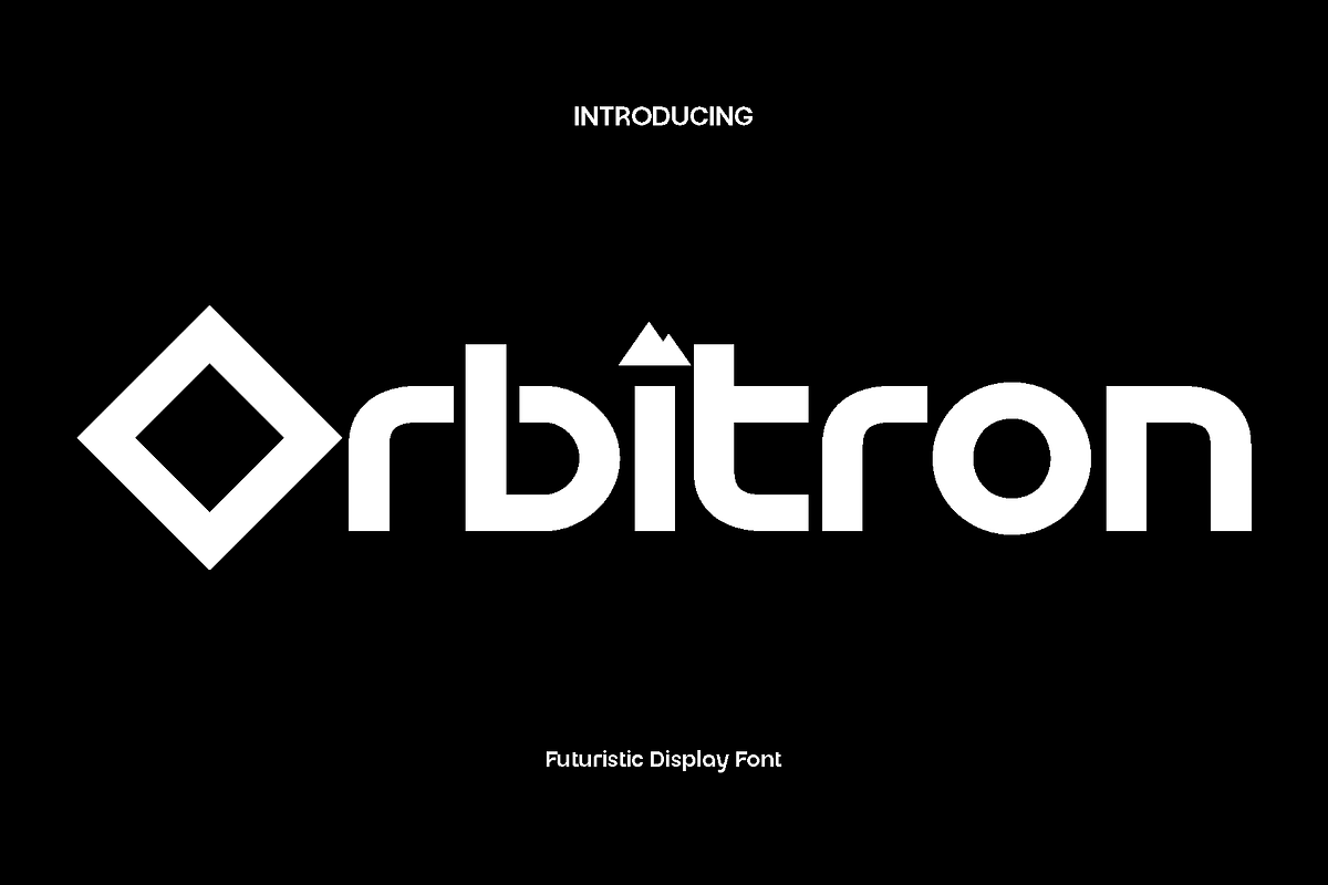 Orbitron - Futuristic Display Font, a Sans Serif Font by Luna Shop (Photo 1 of 14)