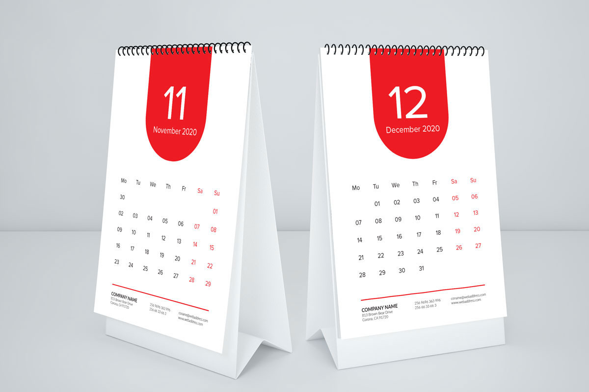 Calendar for 2020 (NEW), a Stationery Template by graphicbox (Photo 5 of 5)