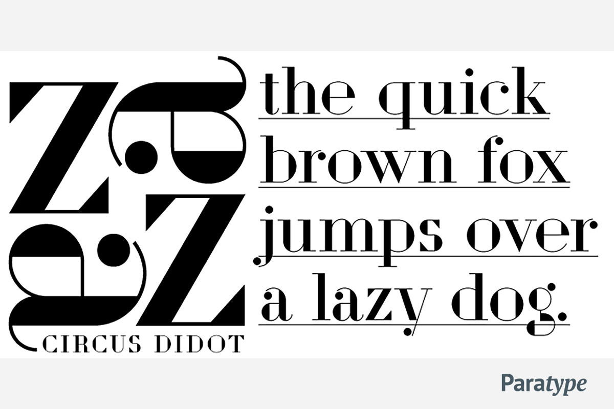 Circus Didot preview 2