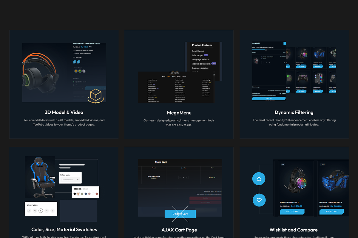Gaming | Shopify Theme, a Shopify Template by LogicGo Shopify Experts (Photo 6 of 7)