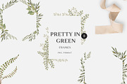 Watercolor greenery foliage set, an Illustration by Grace Noboa Illustrations (Thumbnail 4 of 9)