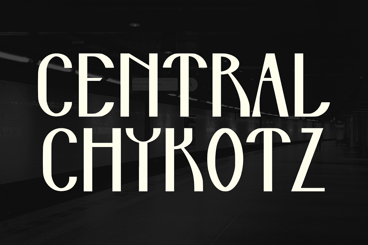 Challio Futuristic Display Font, a Sans Serif Font by Maulana Creative (Photo 3 of 7)