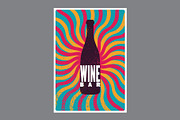 Wine Bar design vector poster set., a Food Illustration by PoPaShop (Thumbnail 3 of 7)