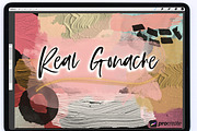 Real Gouache Procreate Brushes, a Brush Add-On by Li Zamperini (Thumbnail 1 of 7)