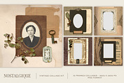 Nostalgique Vintage Collage Kit, an Object Graphic by Eclectic Anthology (Thumbnail 4 of 10)
