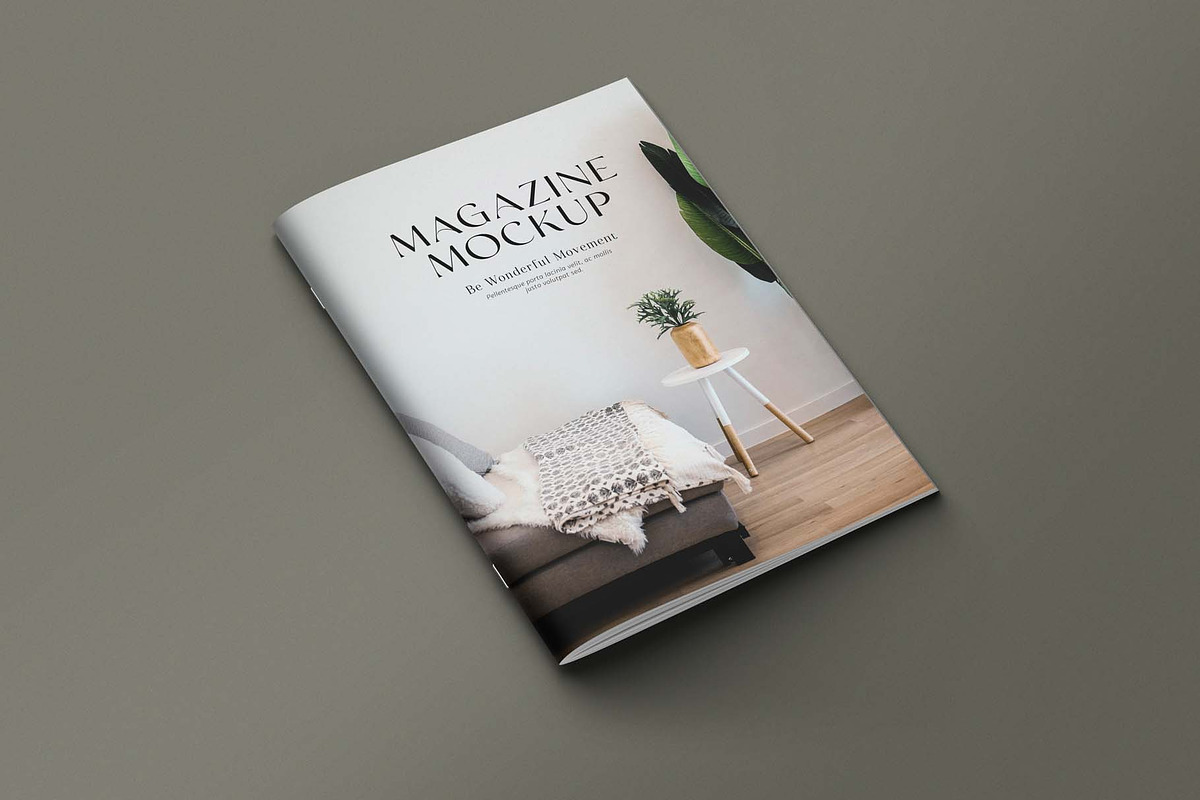 Magazine - A4 Brochure Mockups, a Books & Magazine Mockup by graphiccrew (Photo 2 of 15)