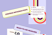 Coach Instagram Canva Templates, a Social Media Template by MOAROShop (Thumbnail 5 of 10)