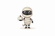 Halloween Ghost & Skeleton Art, an Illustration by hafijul (Thumbnail 3 of 26)