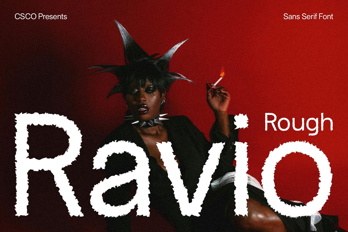 Ravio Rough, a Sans Serif Font by Craft Supply Co. (Photo 1 of 8)