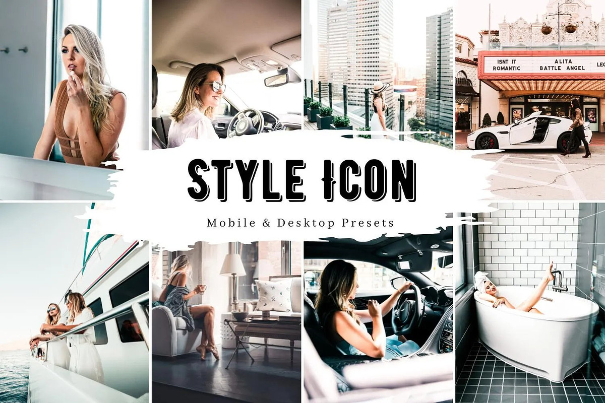 10 Style Icon Lightroom Presets, a Preset Add-On by LucaTheme (Photo 1 of 9)