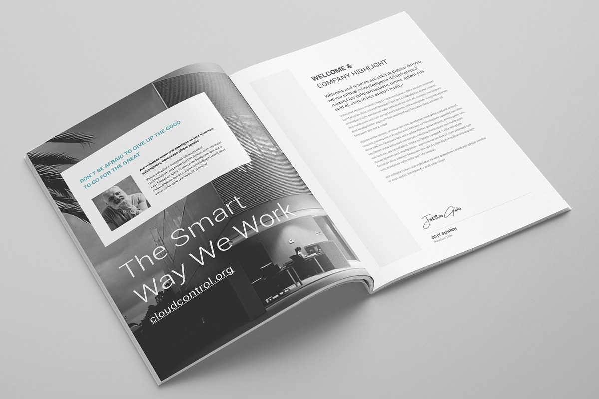 Business Proposal Template, Canva, a Brochure Template by DesVert (Photo 2 of 10)