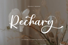 Rechary – Lettering Alternate Script