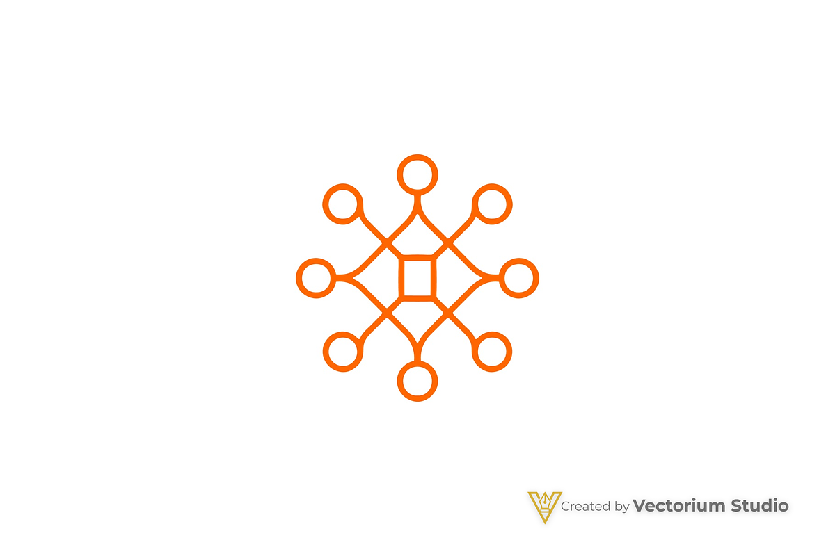 Geometric Network Logo, a Branding & Logo Template by Vectorium Studio (Photo 13 of 16)