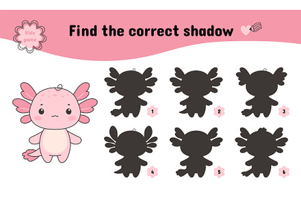 Find correct axolotl shadow