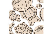 Laser cut SVG files for kids, an Object Graphic by Bubert Art (Thumbnail 2 of 7)