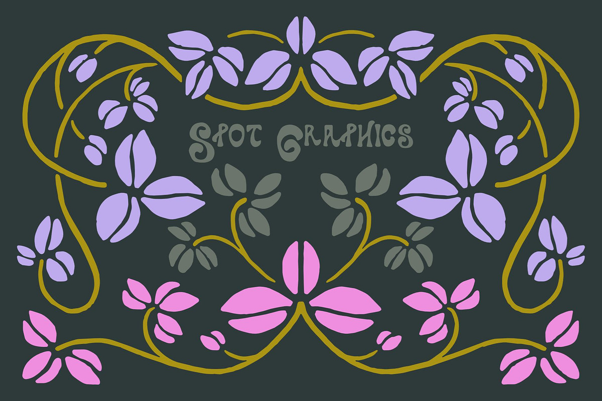 Art Nouveau Graphics & Font, a Graphic by Liz Kohler Brown (Photo 23 of 33)