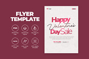 Valentine's Day Flyer Template, a Flyer Template by Saman Osama (Thumbnail 3 of 3)