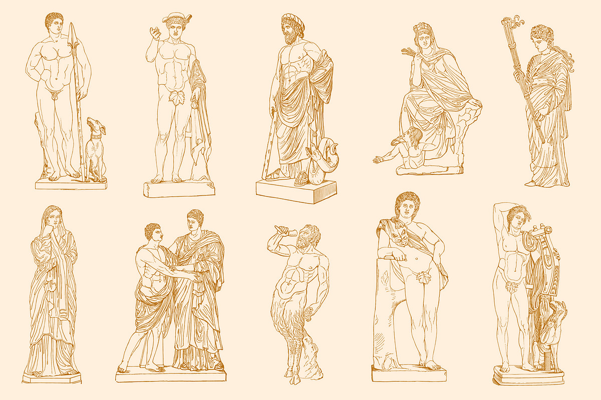 Pantheon - Greek & Roman Mythology, an Illustration by Graphic Goods (Photo 10 of 15)
