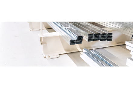 Metal profiles for drywall in a, an Industrial Photo by yanadjana