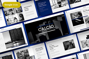 Calsio - Business Google Slide, a Presentation Template by Dens Creative Studio