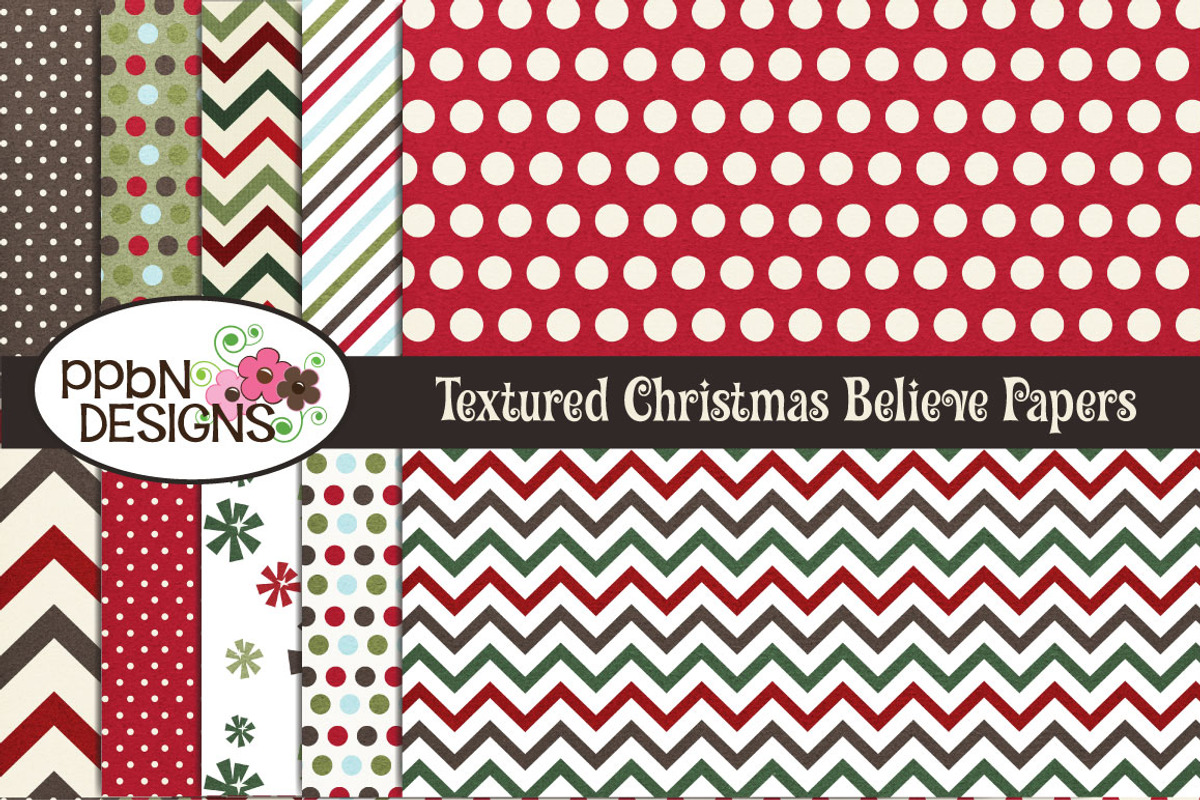 Textured Christmas Papers