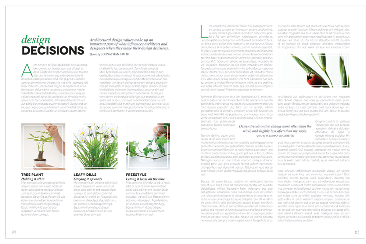 Magazine Template InDesign 14, a Magazine Template by Love Graphic Design (Photo 15 of 20)