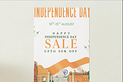 India Independence Day Sale Poster, an Advertising Mockup by OORH Designs (Thumbnail 1 of 3)