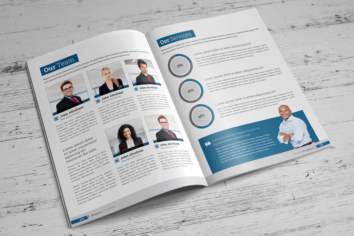 Project Proposal Template V6, a Brochure Template by JanySultana (Photo 3 of 14)