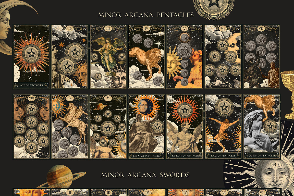 Tarot cards. celestial vintage, a Decorative Illustration by Chikovnaya (Photo 5 of 8)