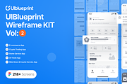 UIblueprint Wireframe Kit (Vol - 02), an UI Kit Template by floxui (Thumbnail 1 of 10)