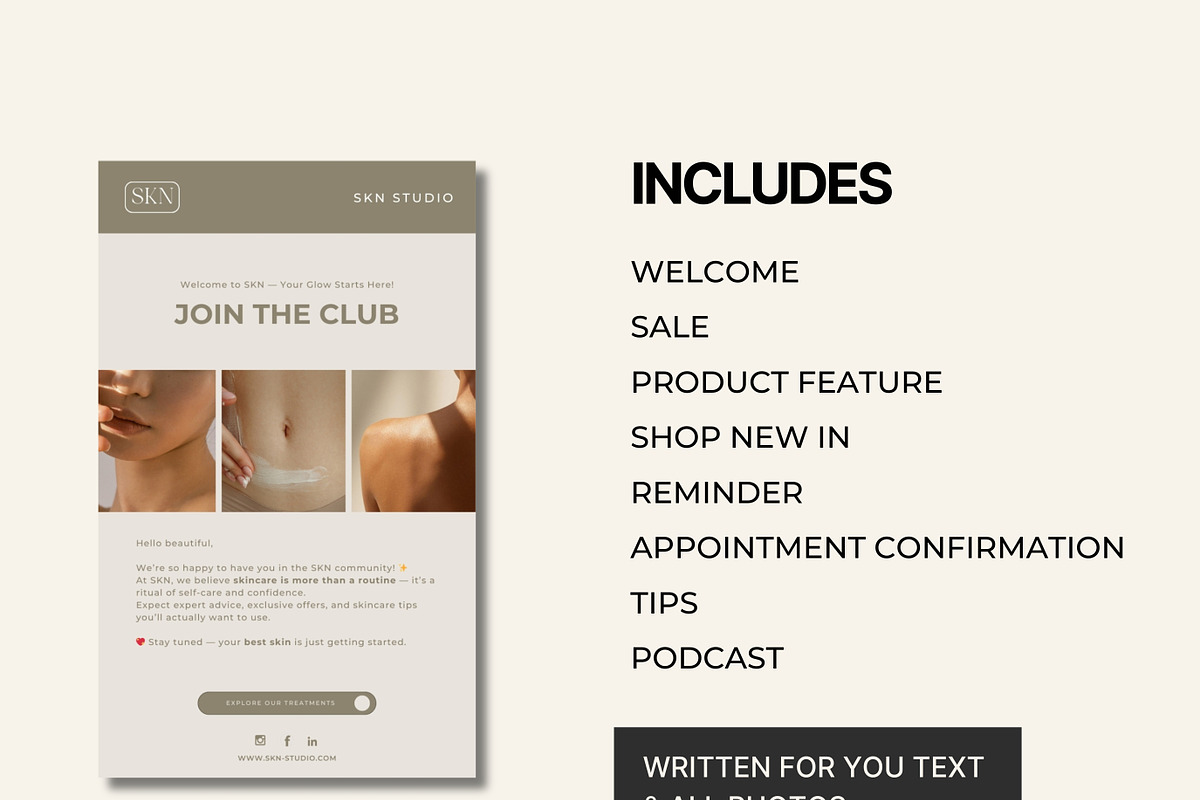Email Marketing Newsletter Canva, a Marketing Template by Studio Suvelle (Photo 3 of 9)