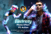 Electricity Photo Effect PS Action, an Action Add-On by MRI STUDIO (Thumbnail 13 of 14)