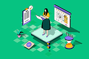 Business Isometric Web Illustrations, a Templates & Theme by alexdndz (Thumbnail 21 of 21)
