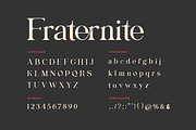 Fraternite Serif Font, a Serif Font by UICreative (Thumbnail 3 of 6)