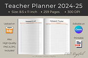 2024-2025 Academic Teacher Planner, a Print Template by POC Digital (Thumbnail 7 of 10)